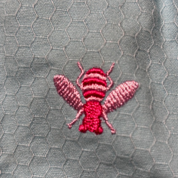 LILLY PULITZER Blue shorts Bee Preppy Pink Aqua Stripe Classic Women’s Size 2 - Picture 11 of 13